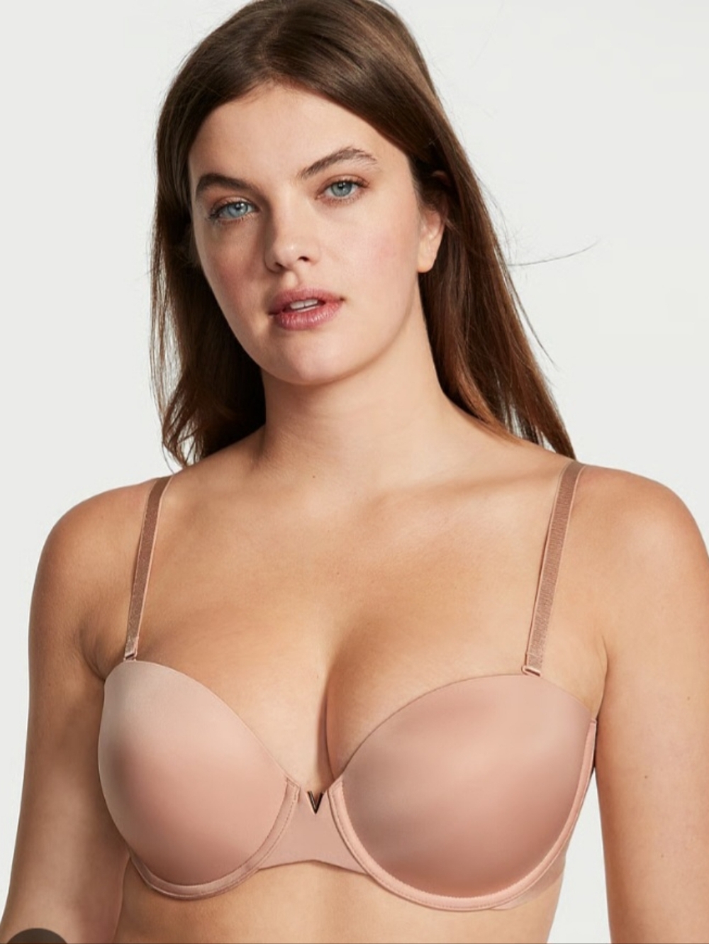 Victoria's Secret Nude Push Up Plunge Bra - Light Beige